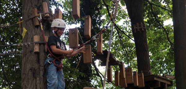 Der Kletterwald in Thale